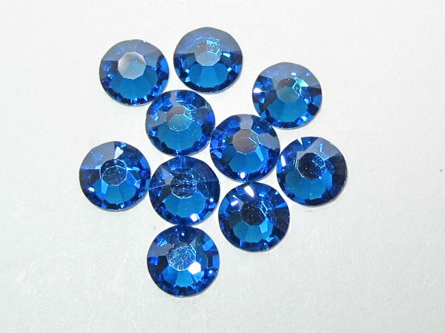 72 pcs. 20ss CAPRI BLUE MYSTIQUE (maxima) FLATBACK PRECIOSA Rhinestones